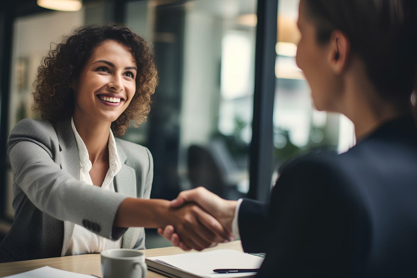 Business woman securing provisions to boost her retirement offerings